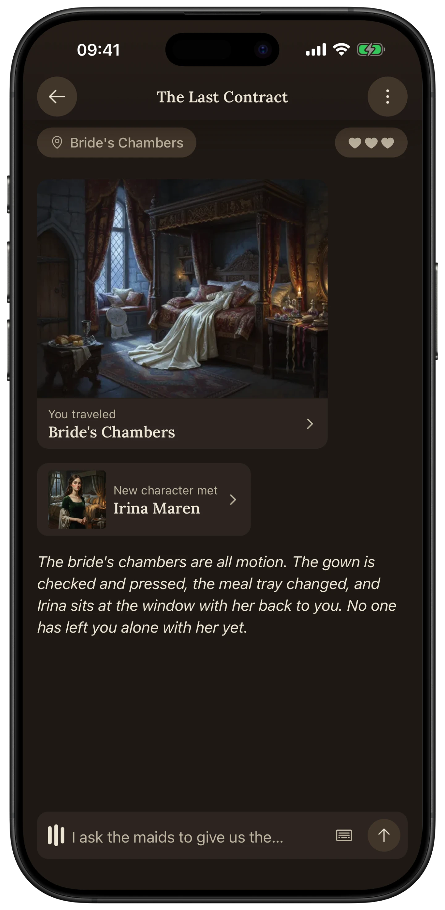 Ink & Quill home screen with campaigns to explore
